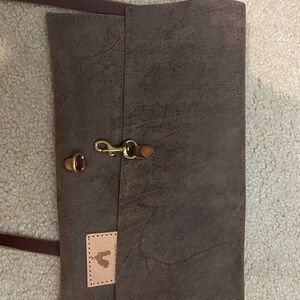 Brown Leather Meanwhile Back on the farm bag